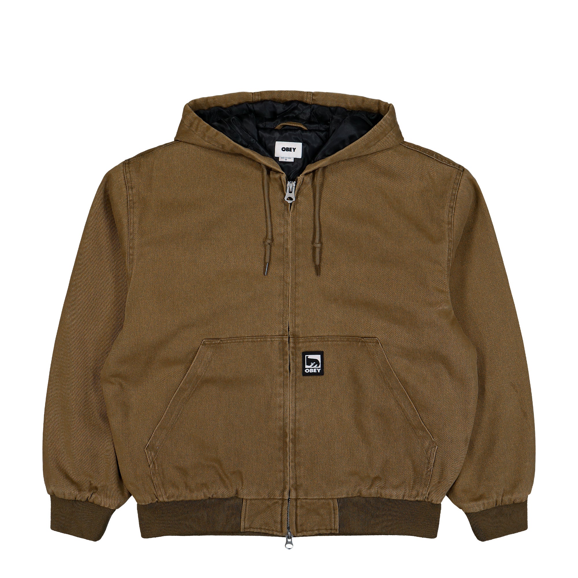 Obey Randy Zip Up Hood 121800612-WRN | OVERKILL