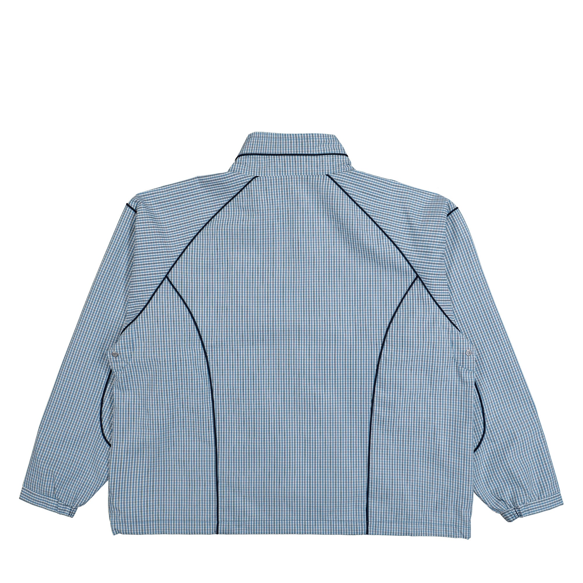 Obey Practice Windbreaker Plaid Multi Windbreaker JQ3447 Close-up | Overkill
