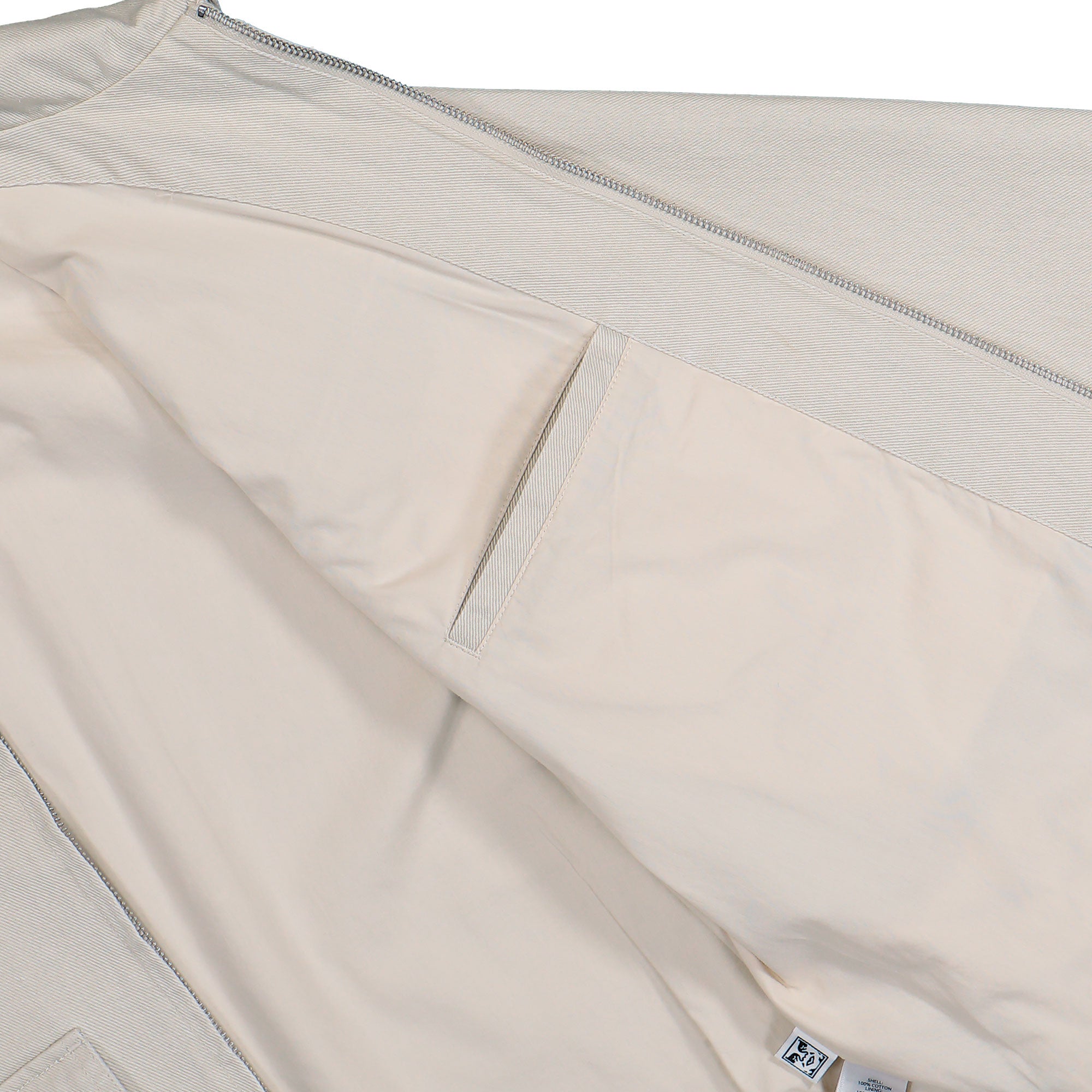 Obey Walter Work Jacket Silver Birch Faded Wash Jackets 121800620 Detail View 2 | Overkill
