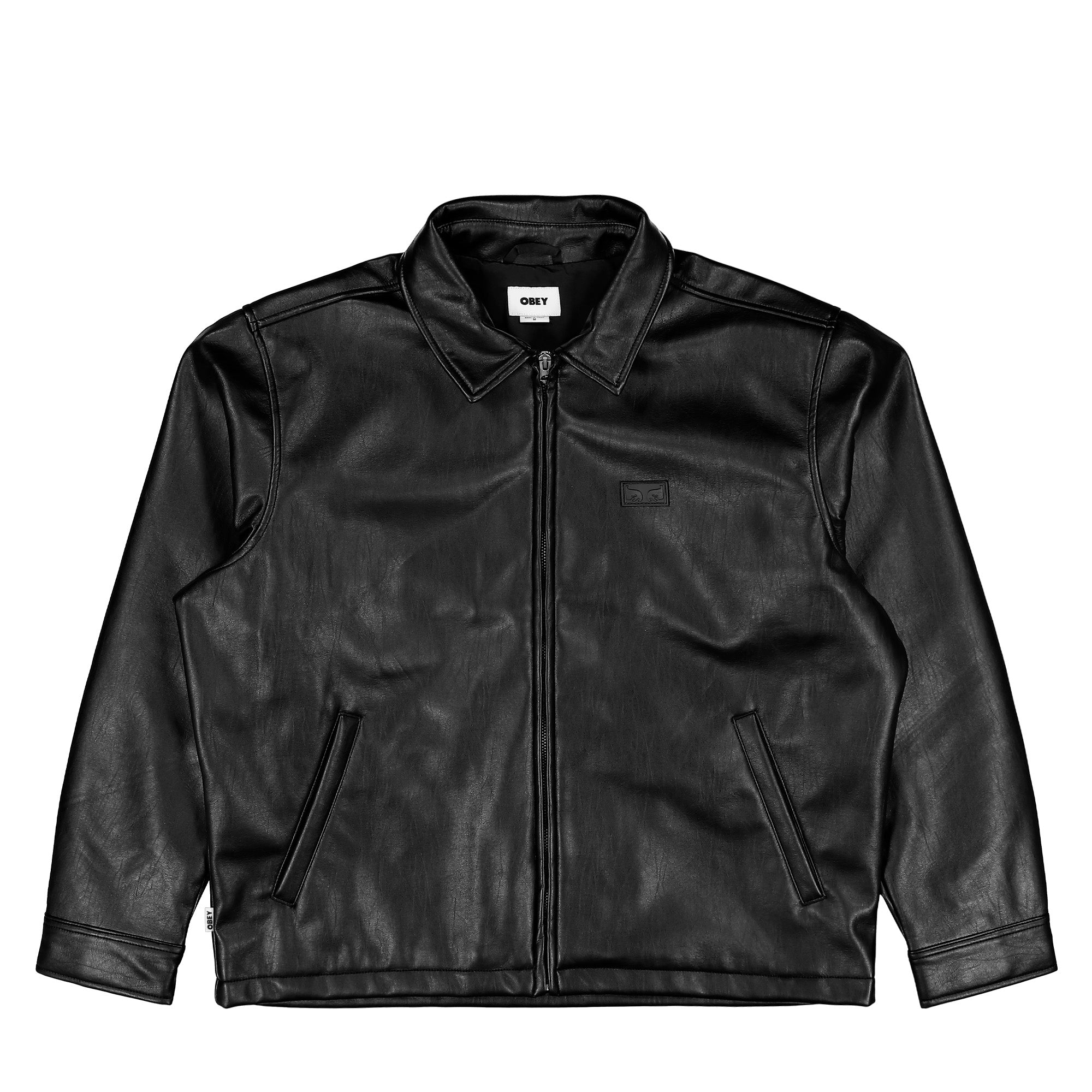 Obey Workman PU Jacket Black Jacket 121800631-BLK | Overkill
