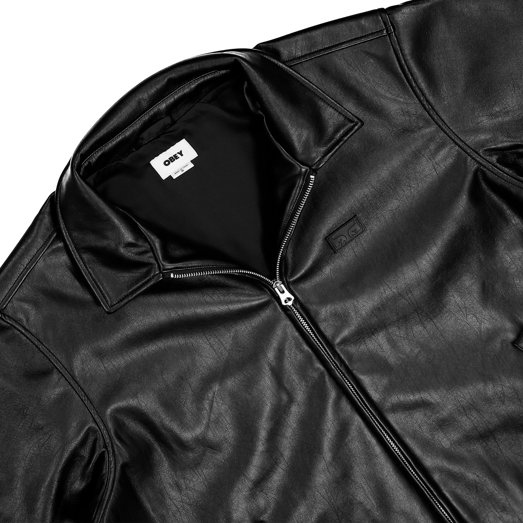 Obey Workman PU Jacket Black Jacket 121800631-BLK Detailfoto | Overkill
