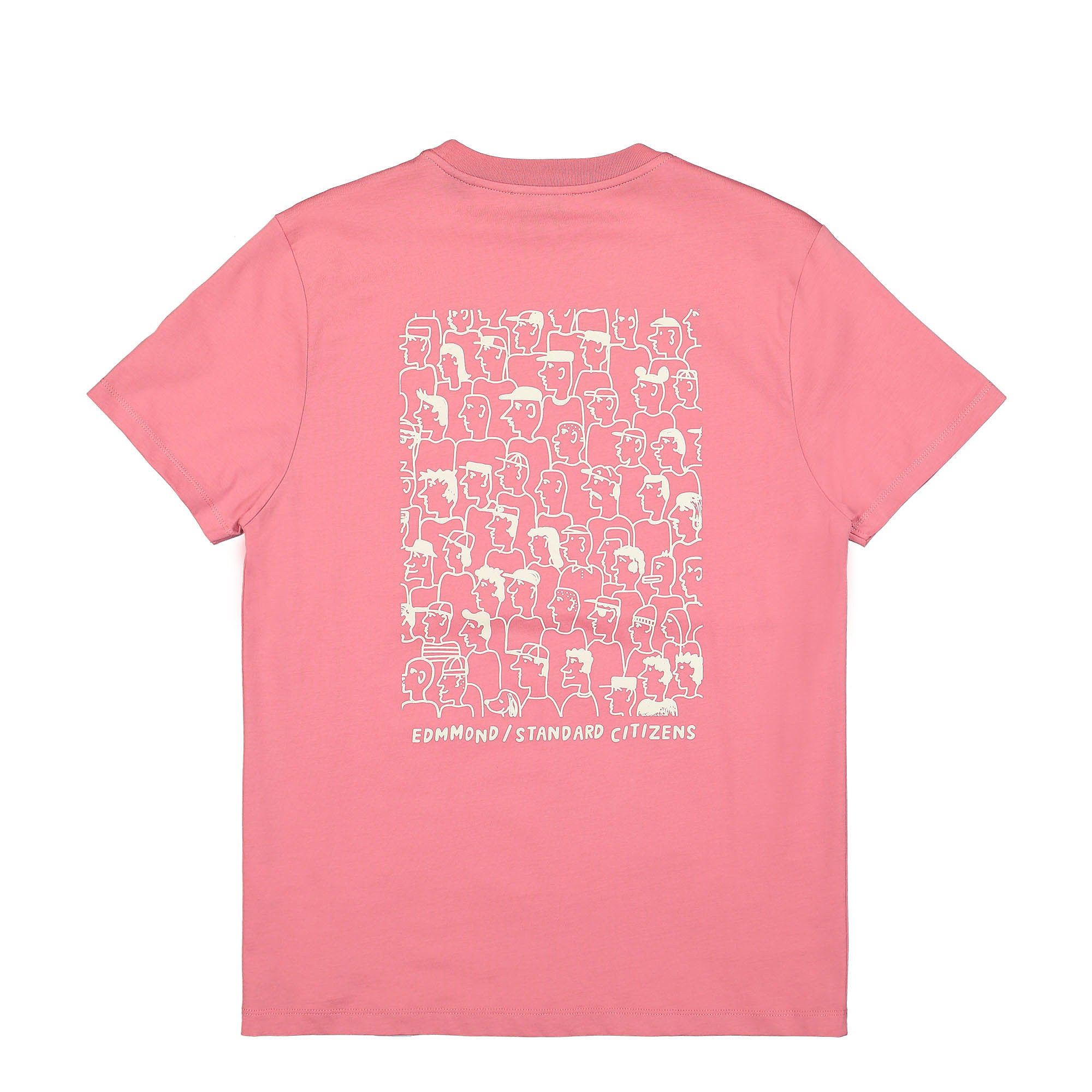 Edmmond Studios Standard Citizens T-Shirt Plain Salmon T-Shirts Close-up | Overkill