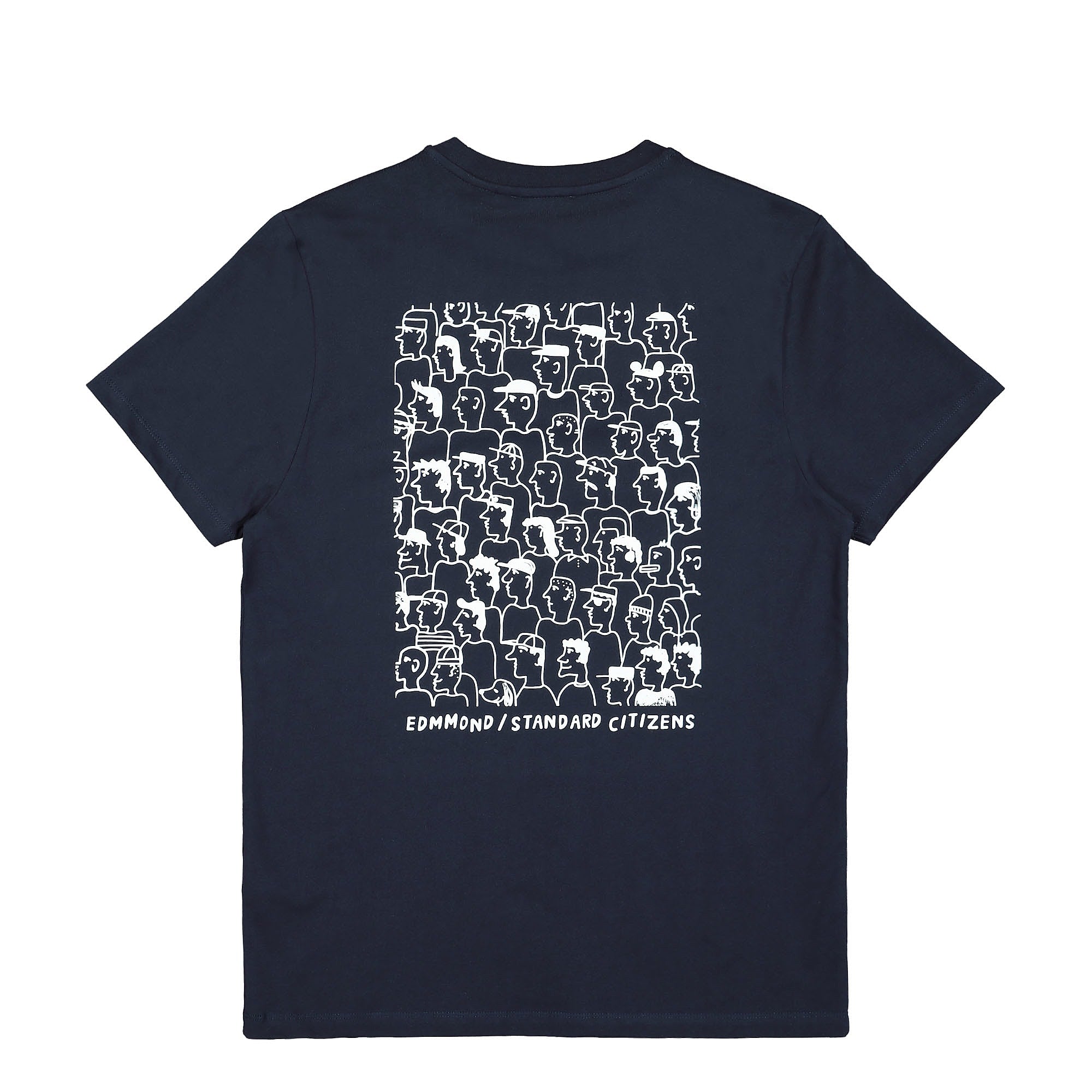 Edmmond Studios Standard Citizens Plain Navy T-Shirts Close-up | Overkill