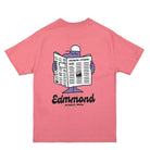 Edmmond Studios Newspaper Plain Salmon Longsleeves Material | Overkill