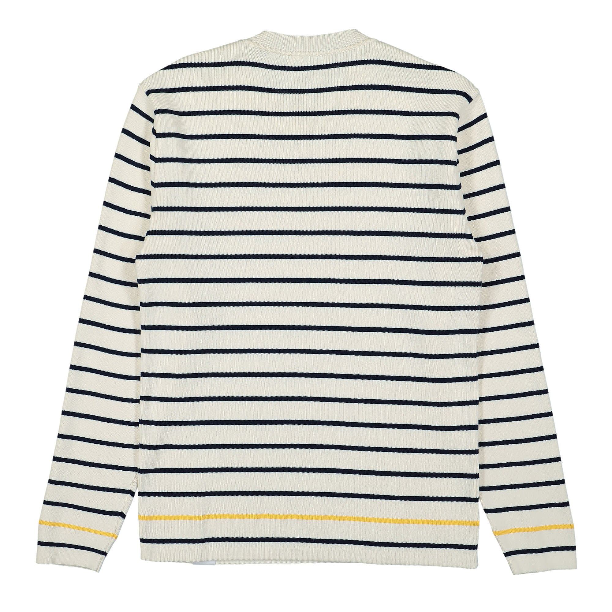 Edmmond Studios Fisherman Sweater Horizontal Stripes Beige Sweatshirts Material | Overkill