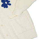 Edmmond Studios Over Cardigan Plain Off White Cardigans Detailfoto | Overkill