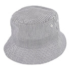 Edmmond Studios Seersucker Bucket Hat Vertical Stripes Ligt Blue Bucket Hats Detail view 1 | Overkill