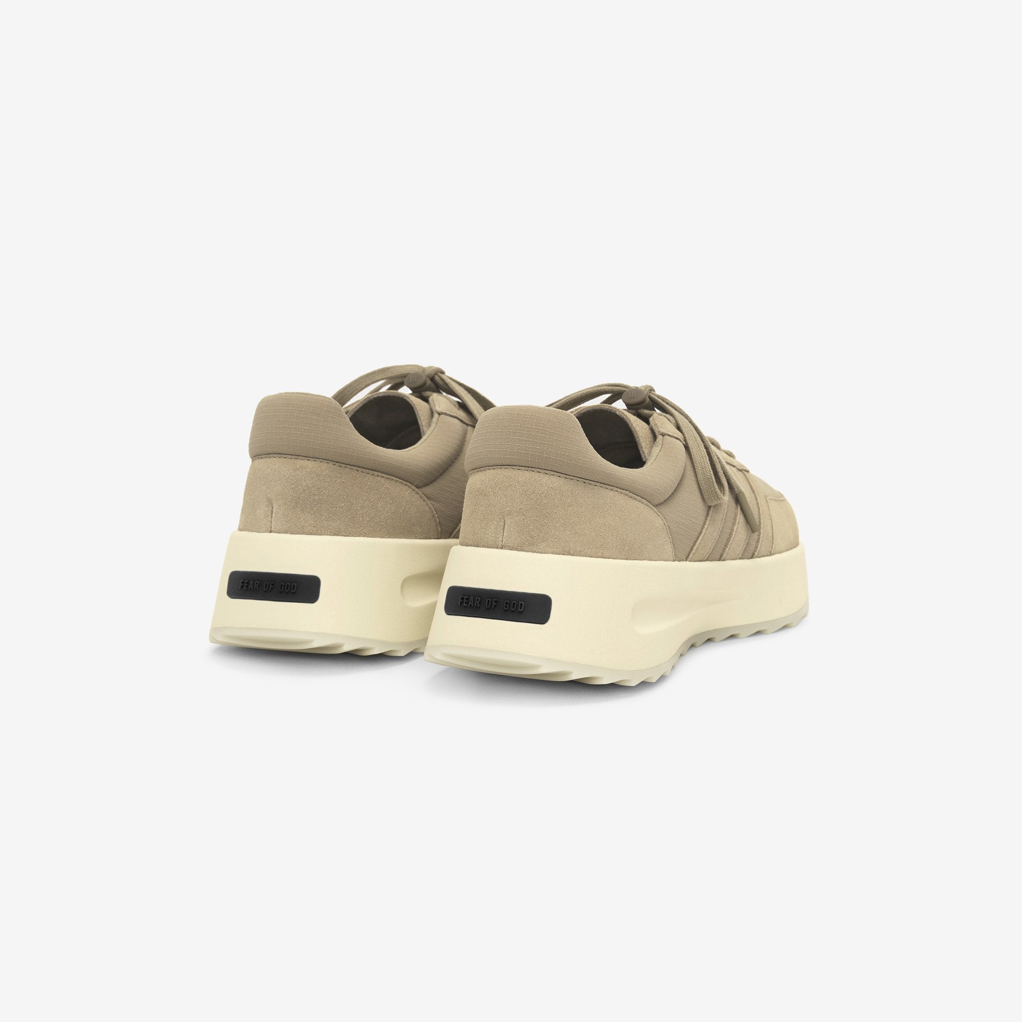 adidas Fear of God Athletics x adidas Los Angeles Clay / Clay / Clay Low Top Sneakers  Material | Overkill