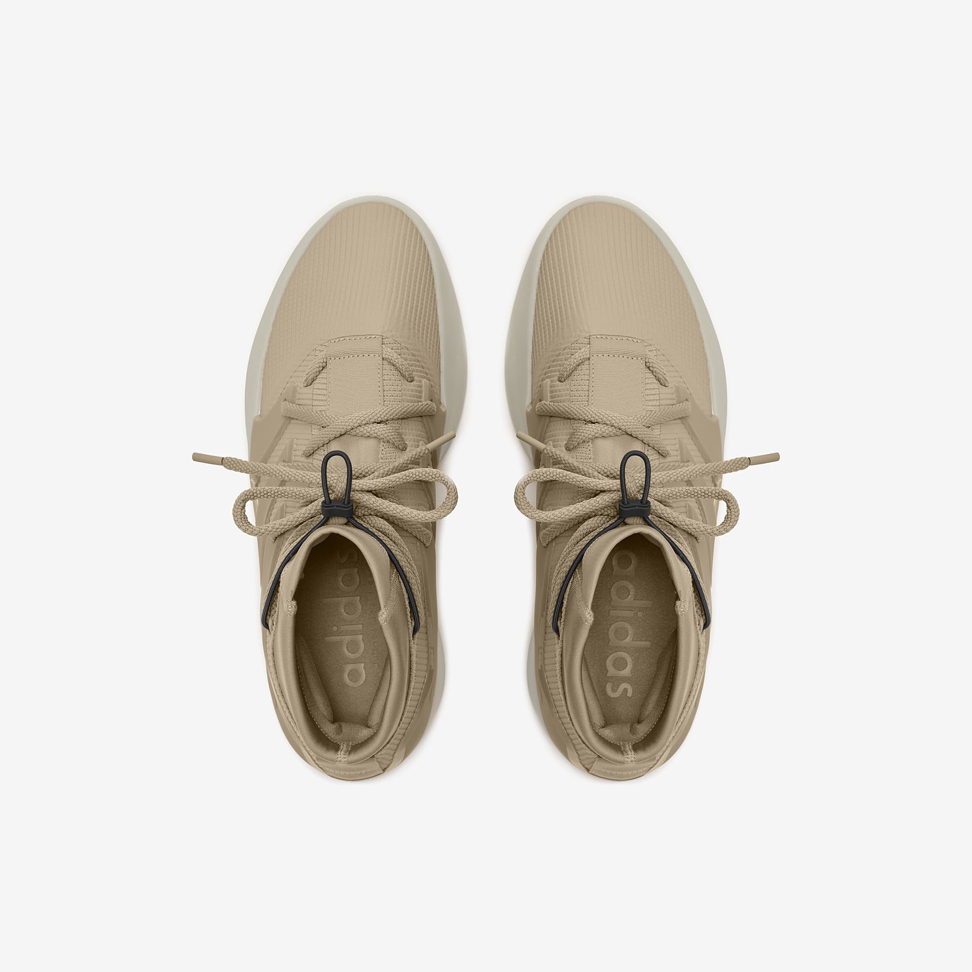 adidas Fear of God Athletics x adidas 1 Basketball Clay / Clay / Clay Mid Top Sneakers  Detailfoto | Overkill