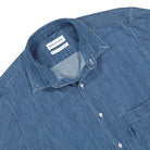 Edmmond Studios Day Shirt Denim Stone Wash Shirts Close-up | Overkill