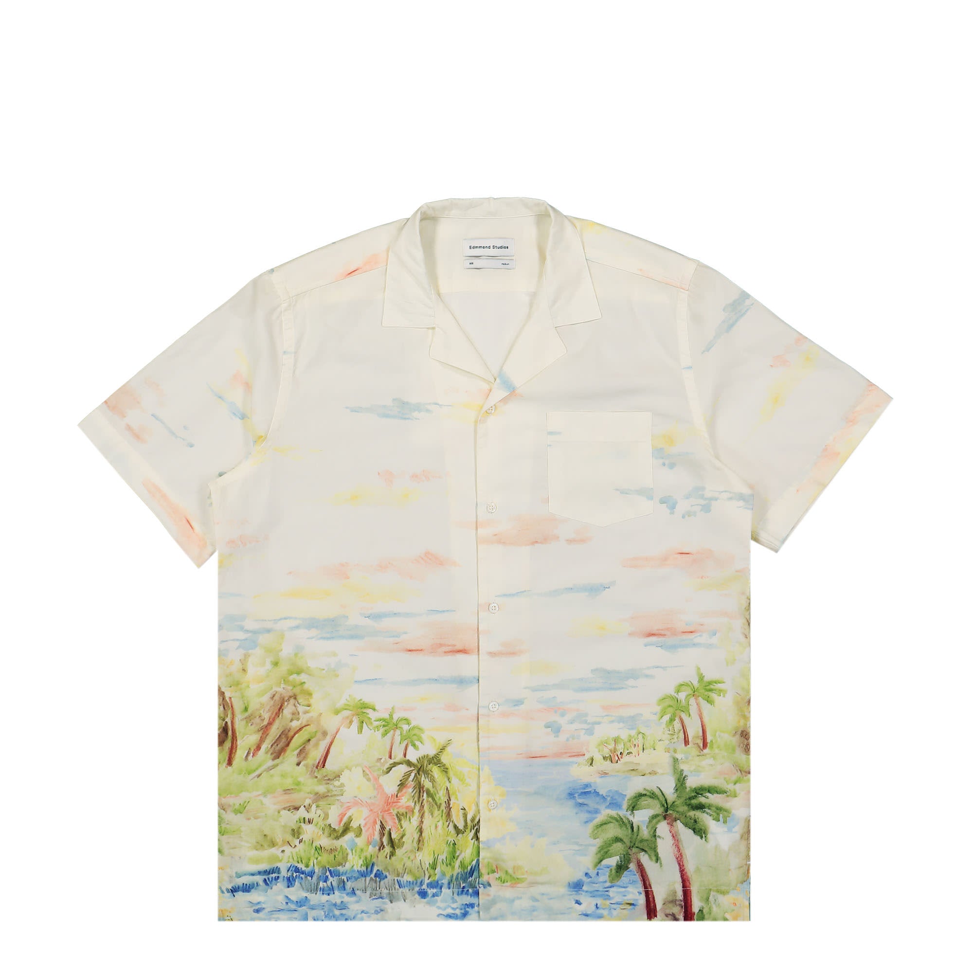 Edmmond Studios Summer Short Sleeve Shirt White Shirts 123-10-13000 | Overkill