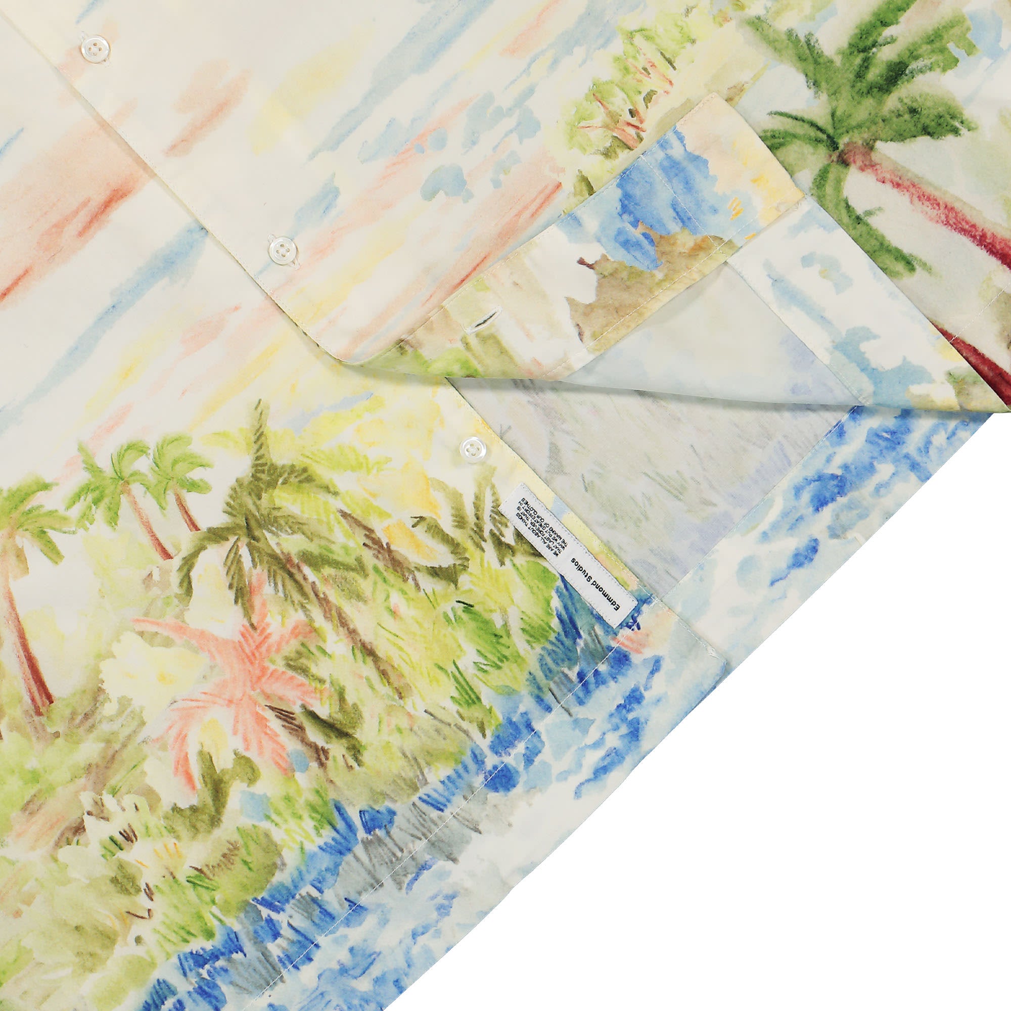 Edmmond Studios Summer Short Sleeve Shirt White Shirts Detail view 1 | Overkill
