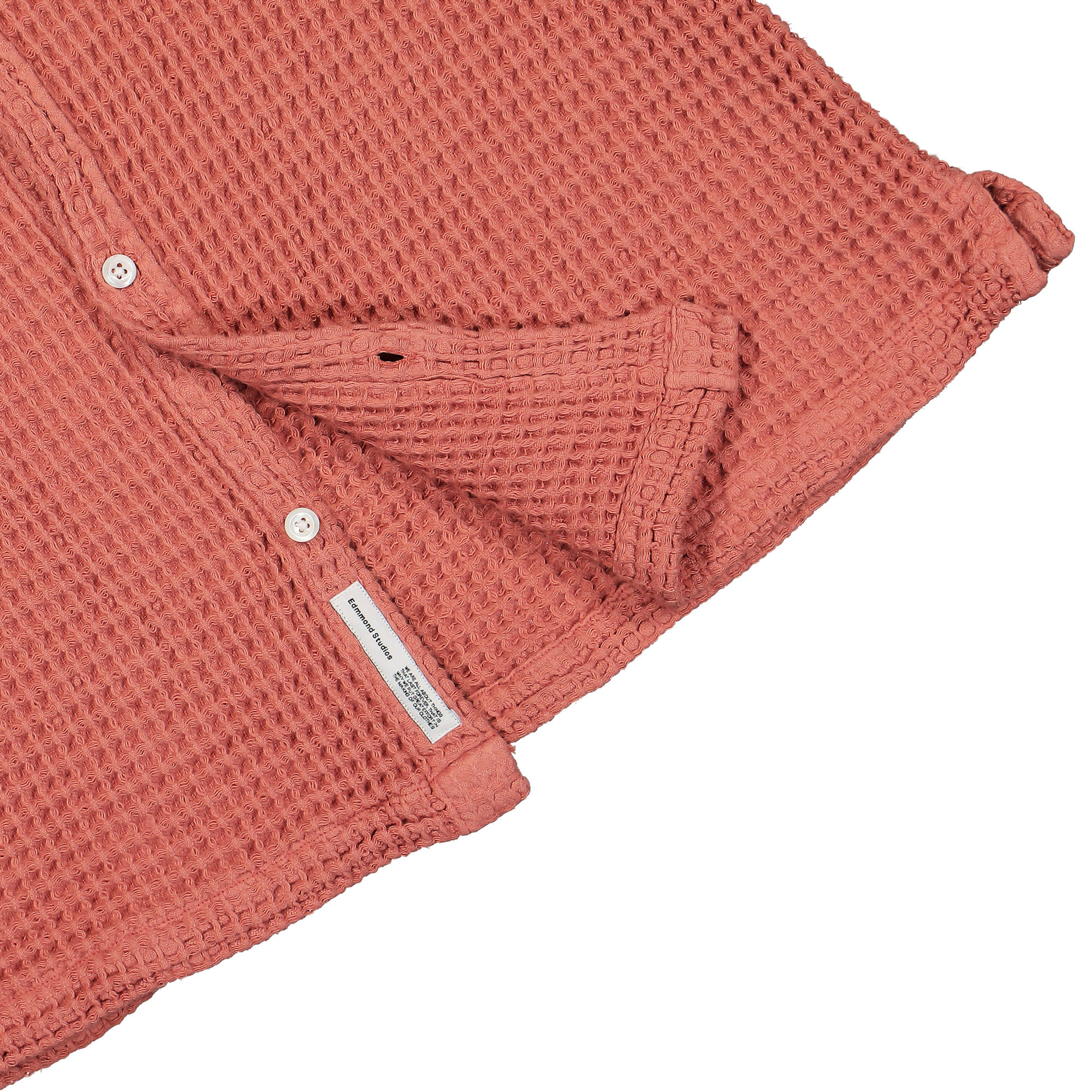 Edmmond Studios Waffle Shirt Orange Shirts Detail view 1 | Overkill