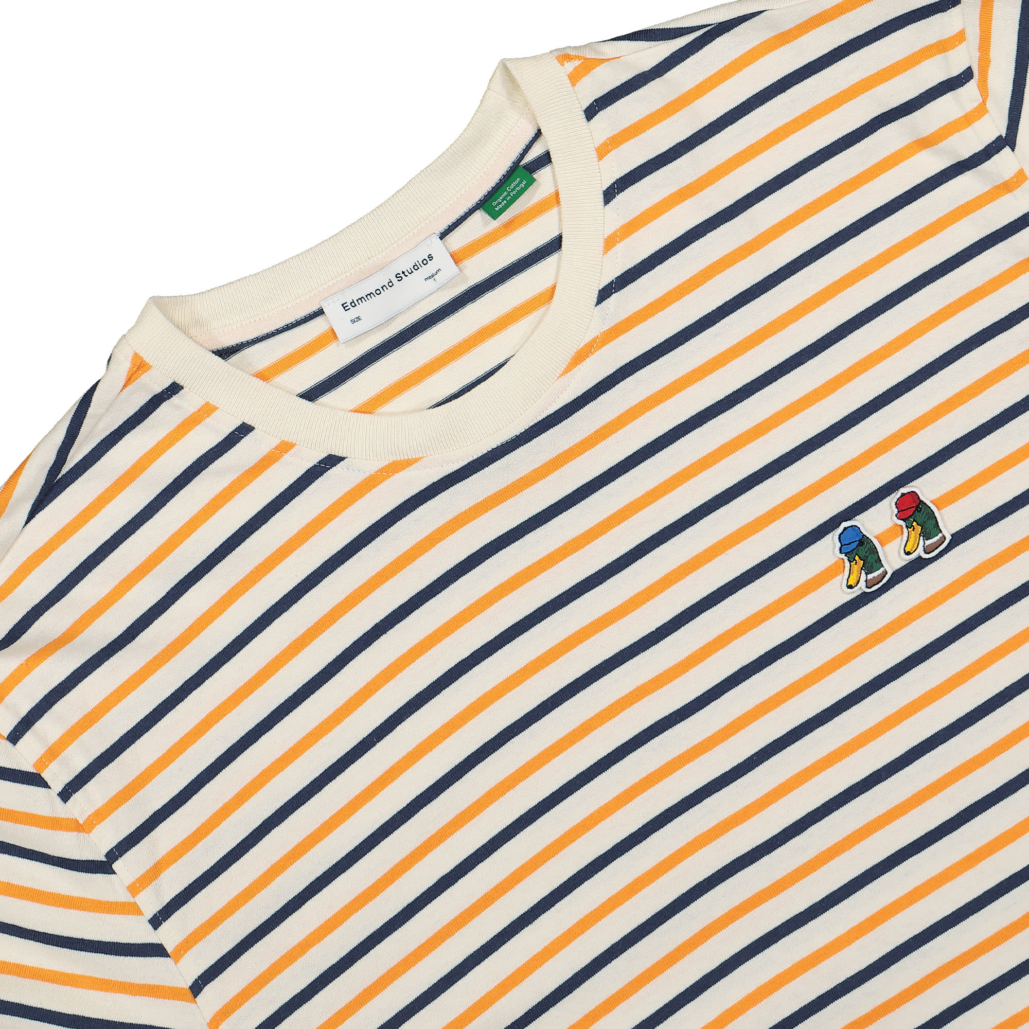 Edmmond Studios Striped Special Duck Longsleeve Off White Longsleeves Close-up | Overkill