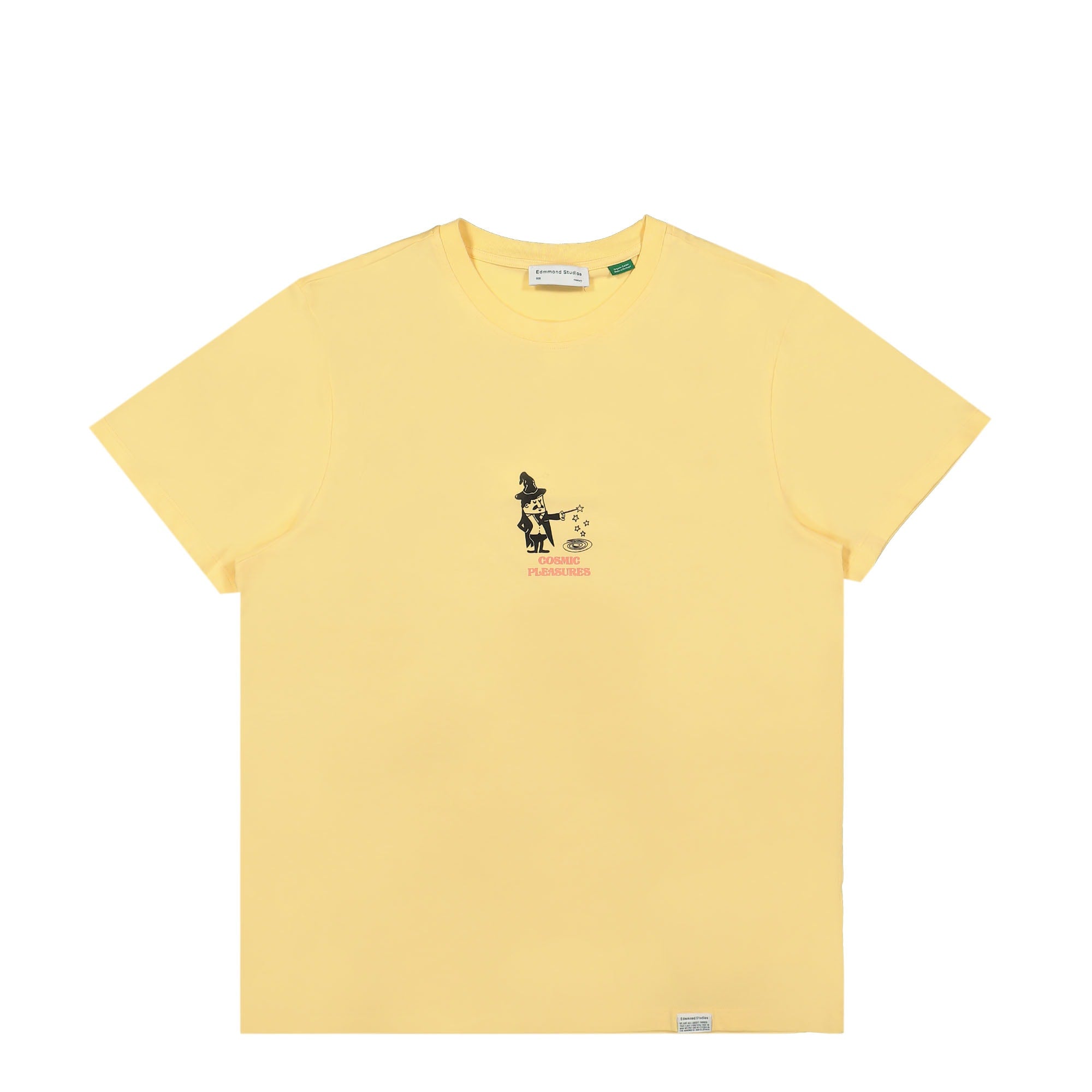 Edmmond Studios Cosmic Pleasures T-Shirt Light Yellow T-Shirts 123-30-05100 | Overkill