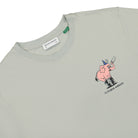 Edmmond Studios Futuros Amigos T-Shirt Sage Green T-Shirts Close-up | Overkill