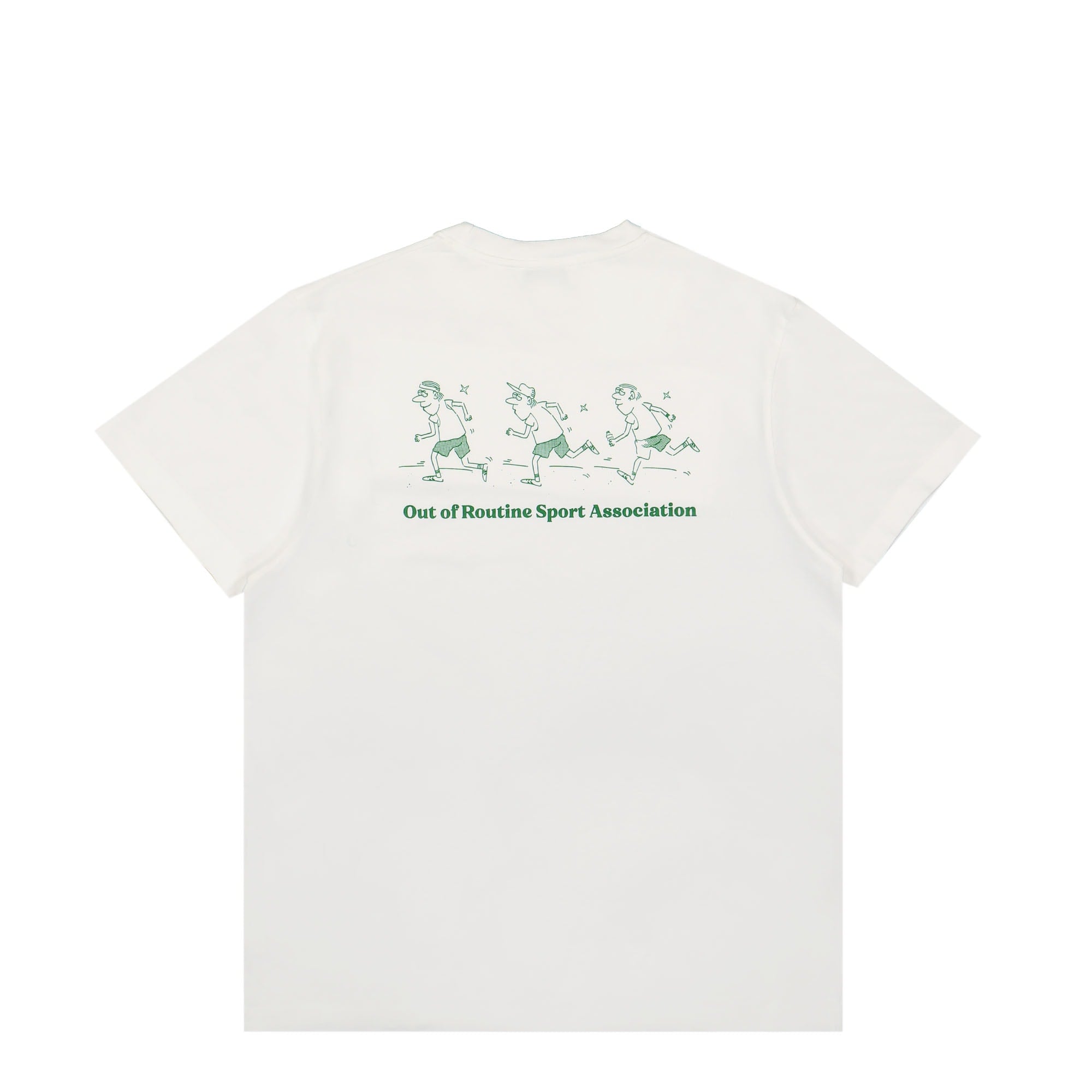 Edmmond Studios Out Of Routine T-Shirt White T-Shirts Close-up | Overkill