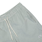 Edmmond Studios Classic Seersucker Shorts Green Shorts Detailfoto | Overkill
