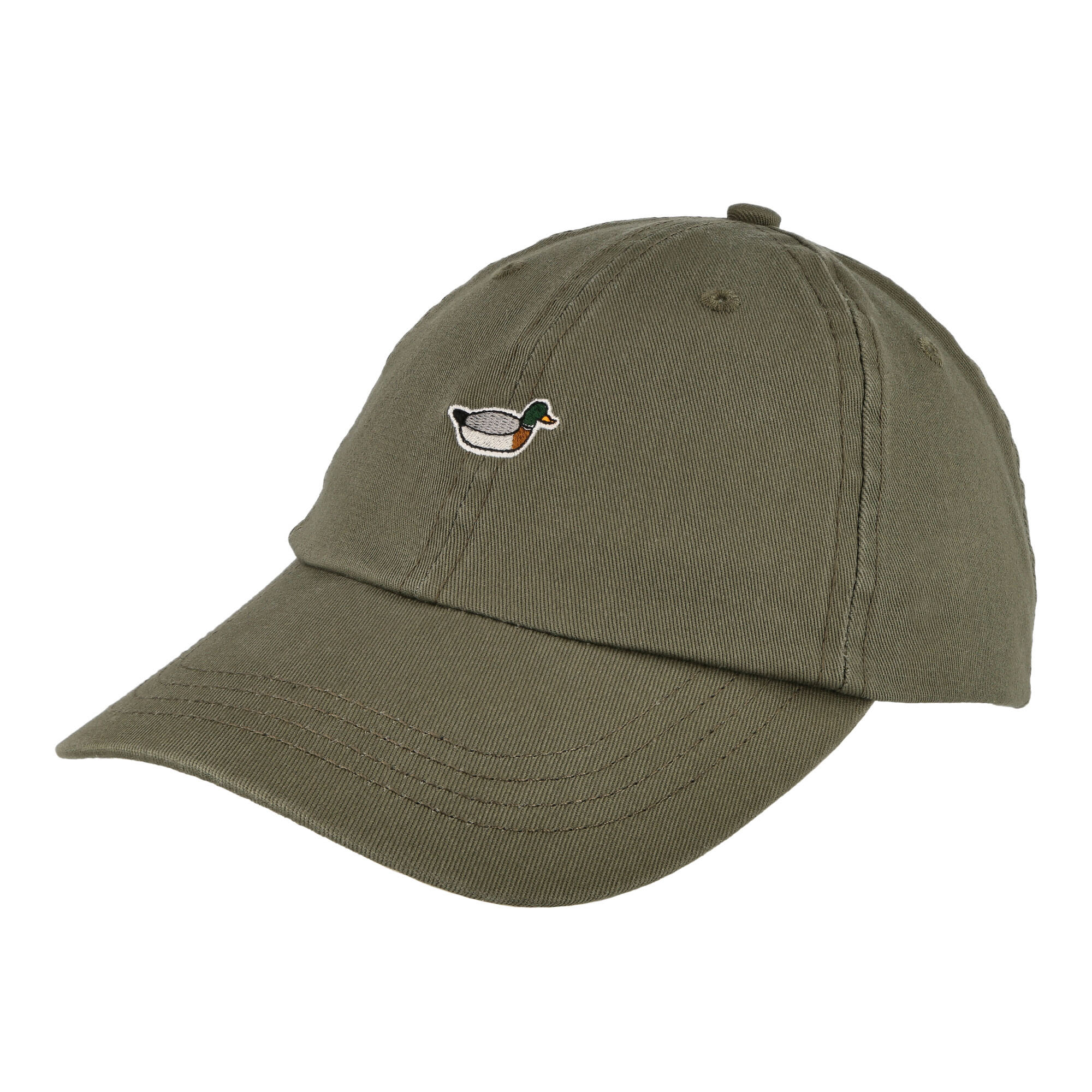 Edmmond Studios Duck Patch Cap Plain Olive Caps 123-92-02670 | Overkill
