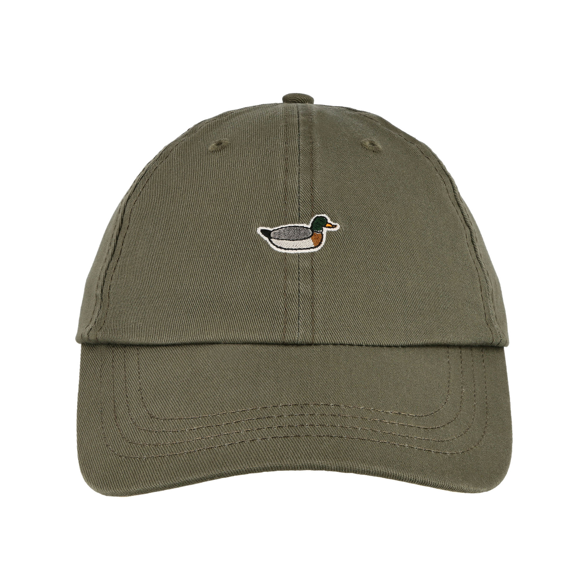 Edmmond Studios Duck Patch Cap Plain Olive Caps Detailfoto | Overkill