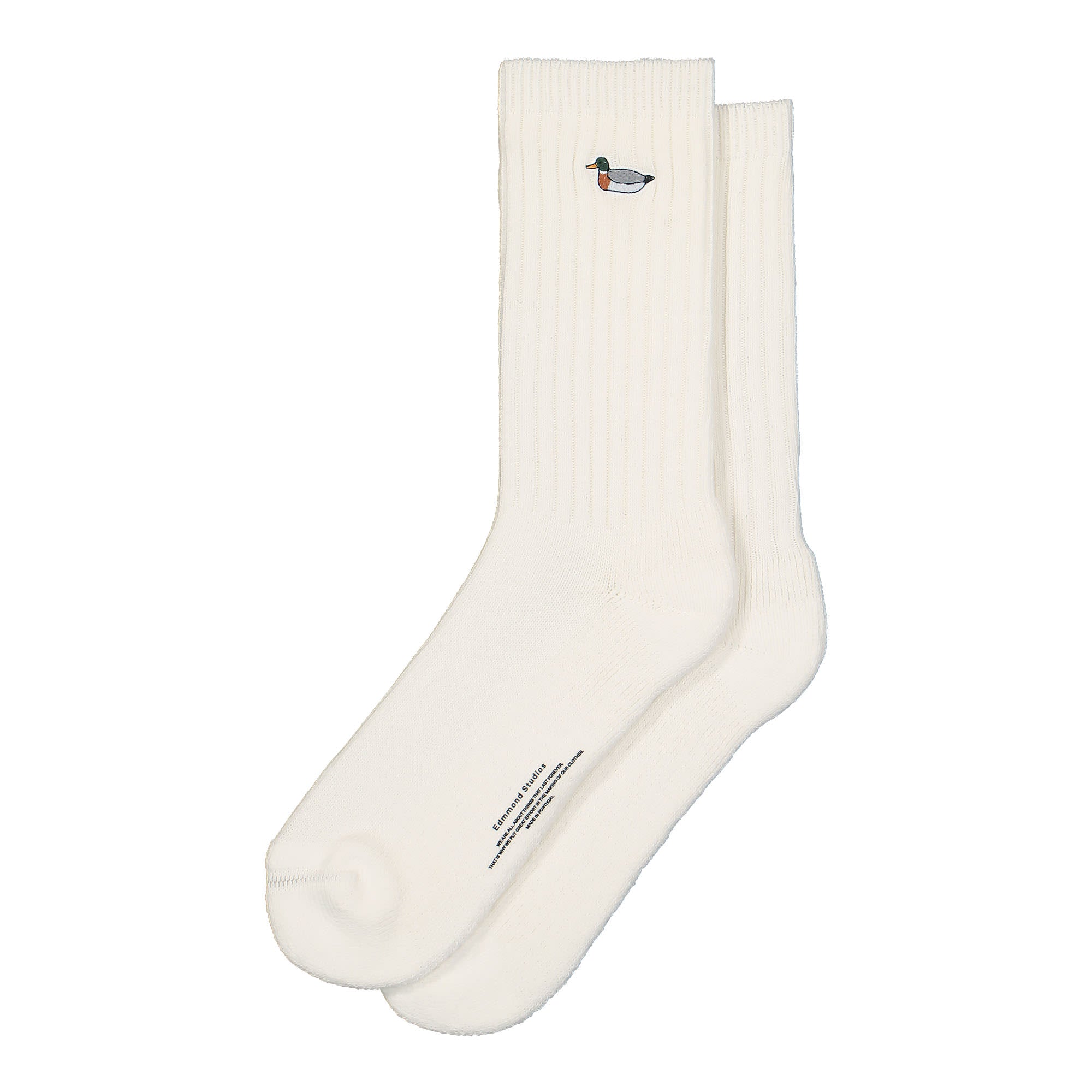Edmmond Studios Duck Socks Off White Socks 123-94-01010 | Overkill