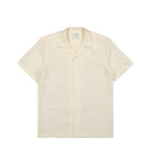 Edmmond Studios Artisan Short Sleeve Shirt Plain Off White Shirts 124-10-19010 | Overkill