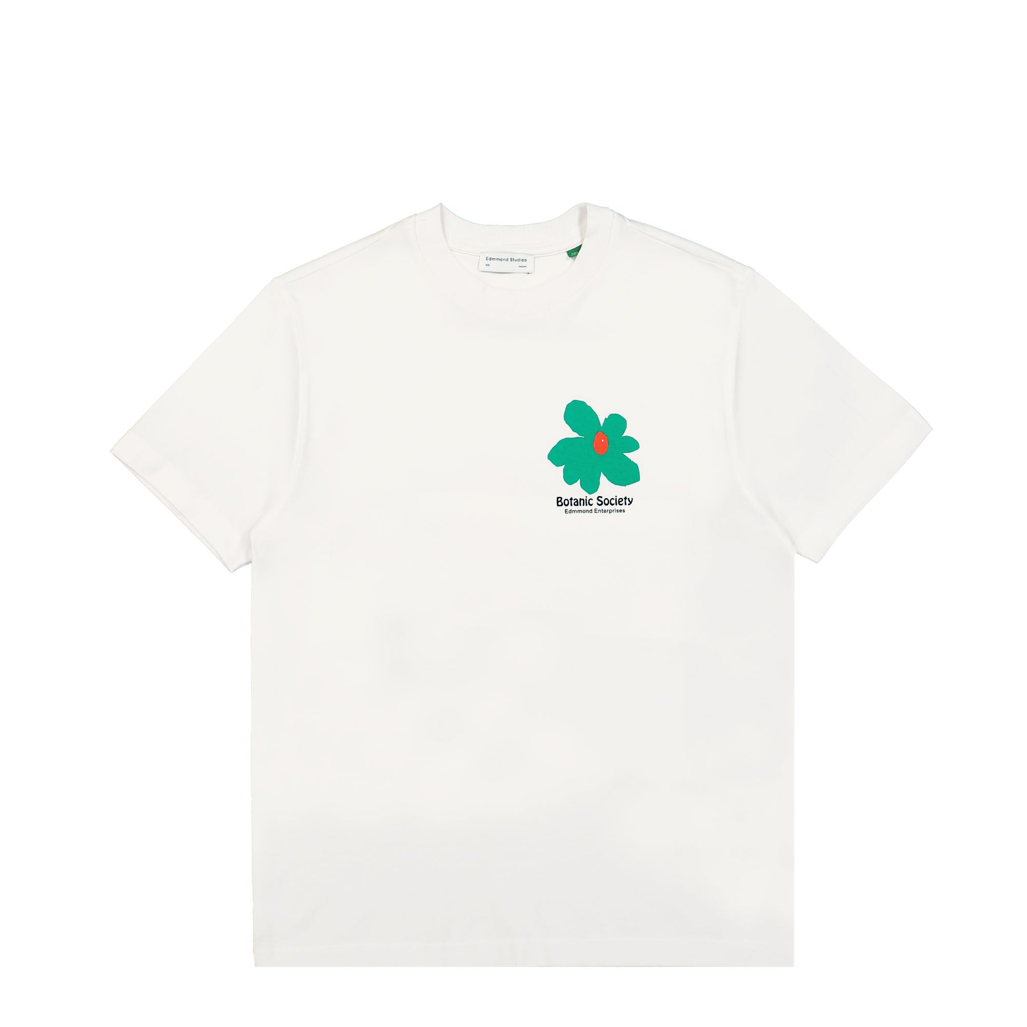 Edmmond Studios Botanic Society T-Shirt Plain White T-Shirts 124-30-11000 | Overkill