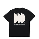 Edmmond Studios Radio Club T-Shirt Plain Black T-Shirts Close-up | Overkill