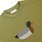 Edmmond Studios Duck Hunt Sweatshirt Olive Sweatshirts Close-up | Overkill