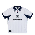 Wasted Paris Football Jersey T-Shirt White / Blue T-Shirts 177051 | Overkill
