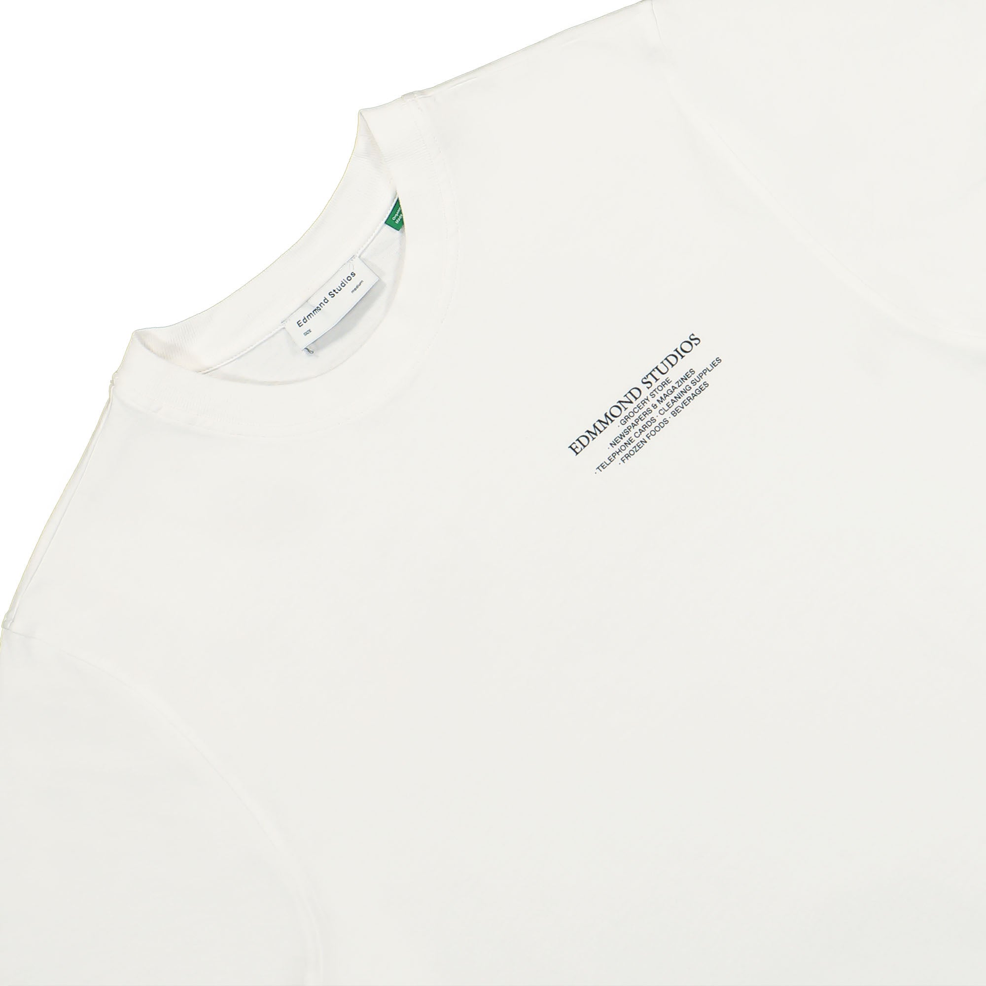 Edmmond Studios Mini Market T-Shirt Plain White T-Shirts Material | Overkill