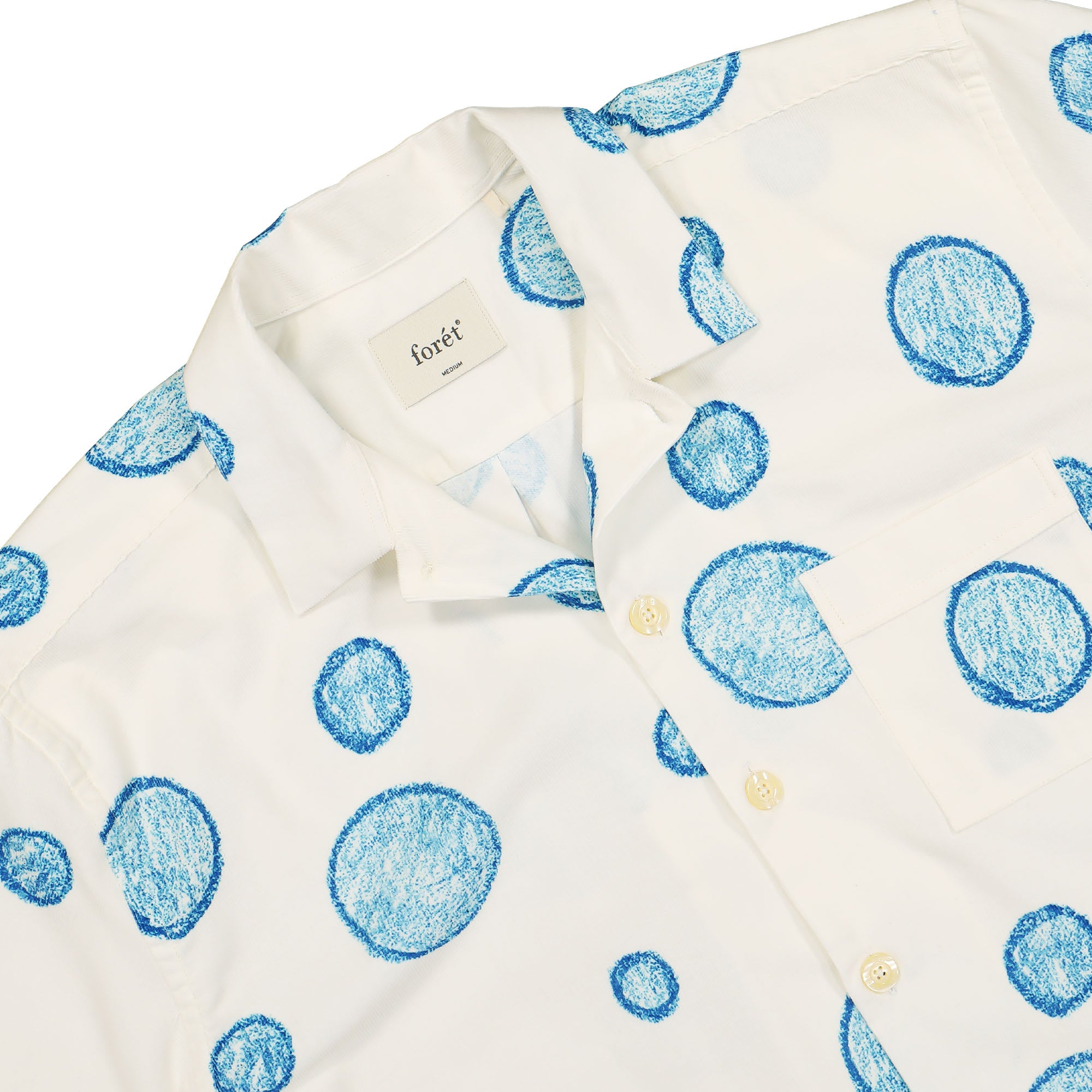 Forét Pool Shirt Bouble Print Shirts Close-up | Overkill