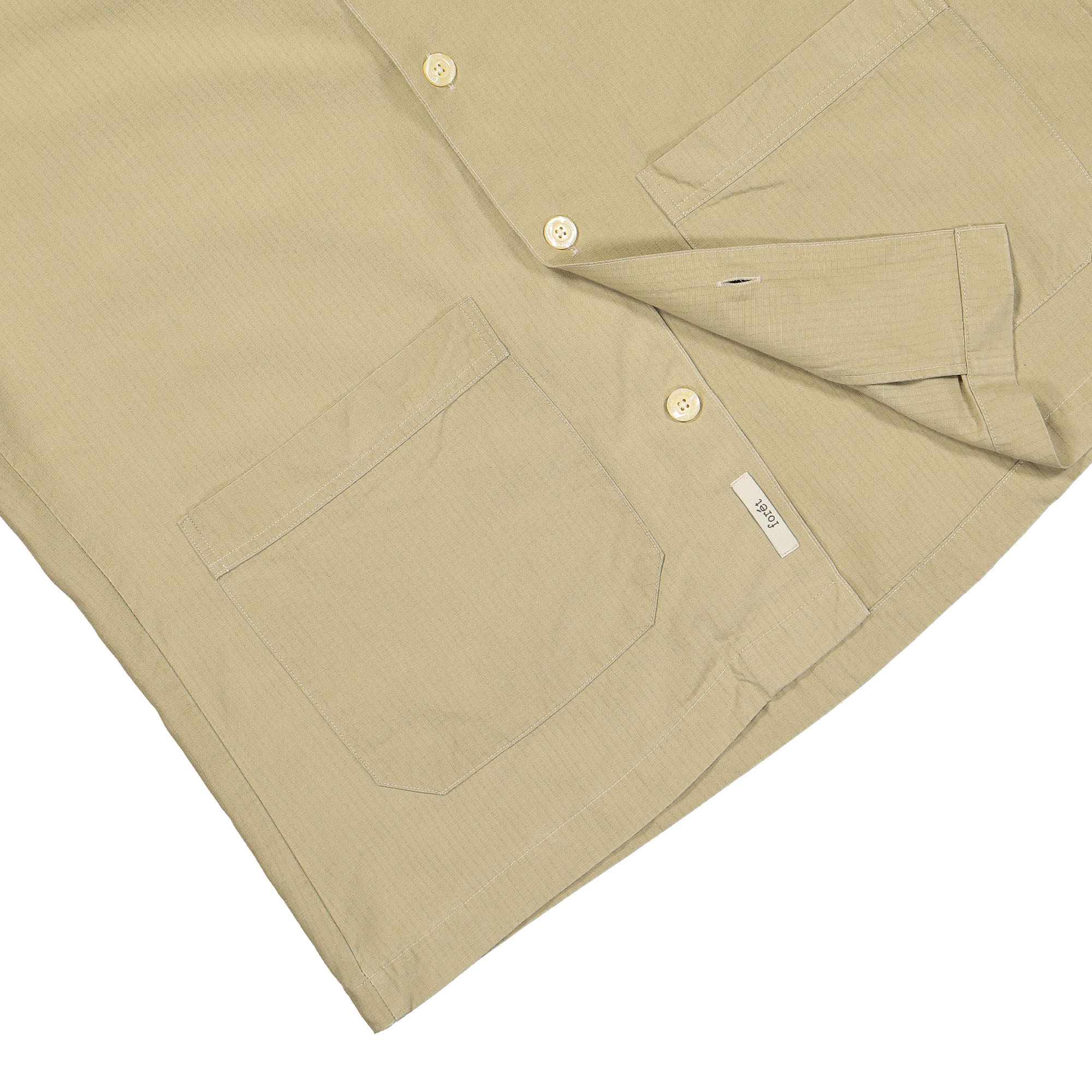 Forét Bocchia Shirt Khaki Shirts Detail view 1 | Overkill