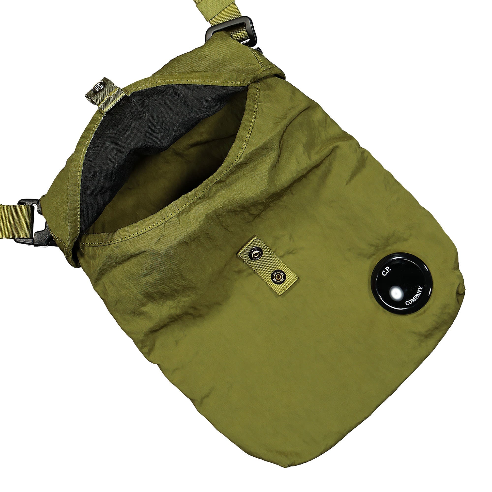C.P. Company Nylon B Crossbody Bag Green Moss Shoulder & Cross Body Bags Detailfoto | Overkill