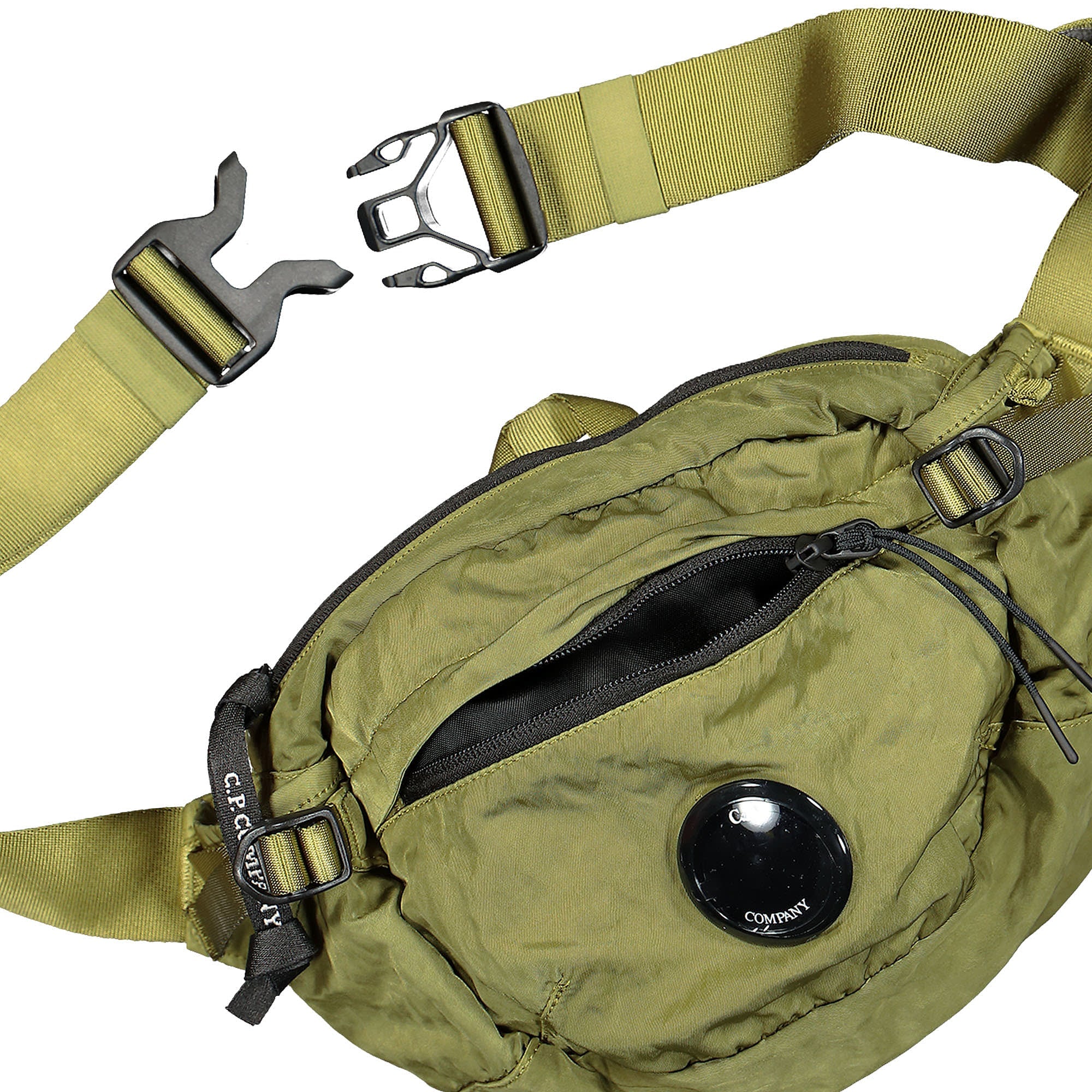 C.P. Company Nylon B Crossbody Pack Green Moss Shoulder & Cross Body Bags  Material | Overkill