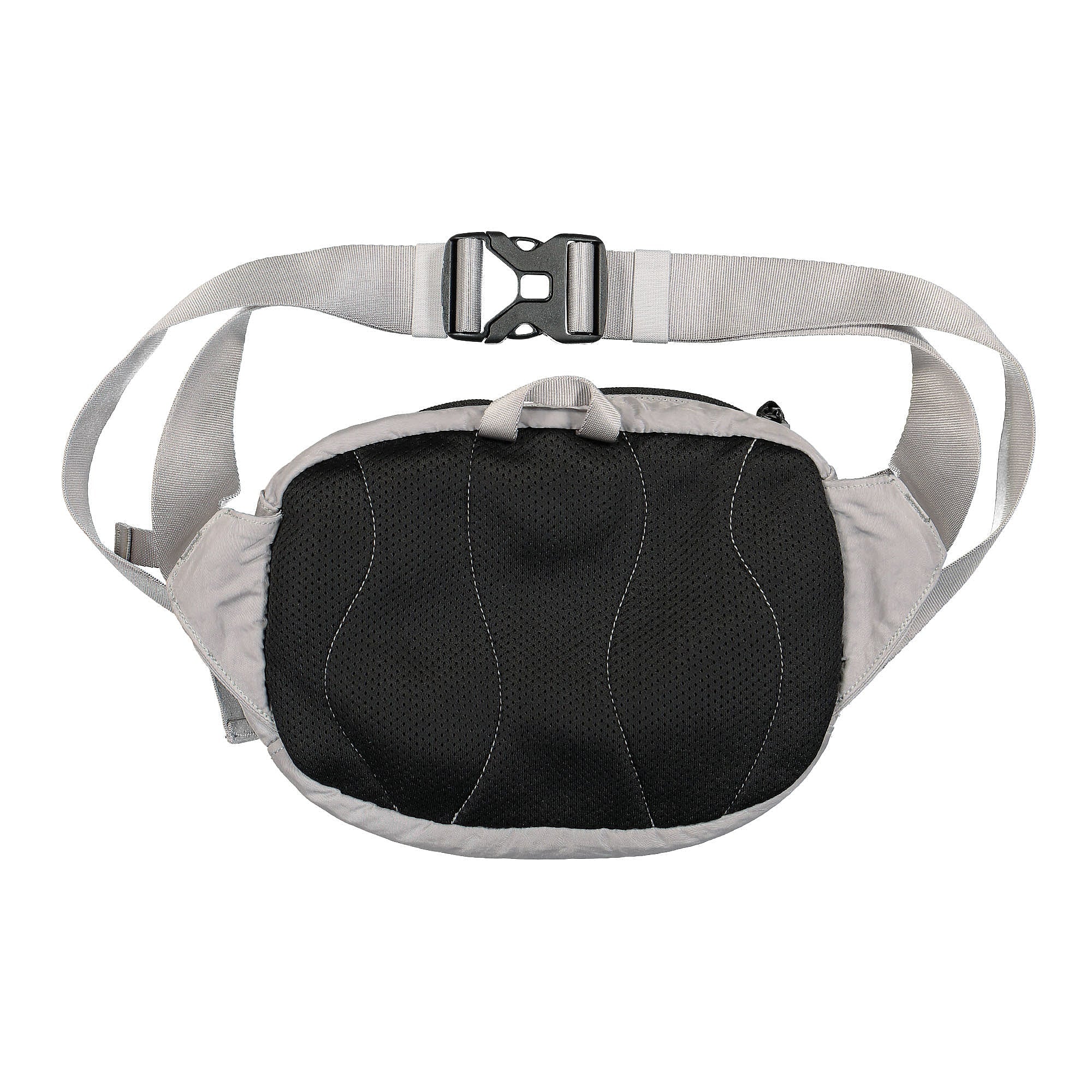C.P. Company Nylon B Crossbody Pack Griffin Grey Shoulder & Cross Body Bags Close-up | Overkill