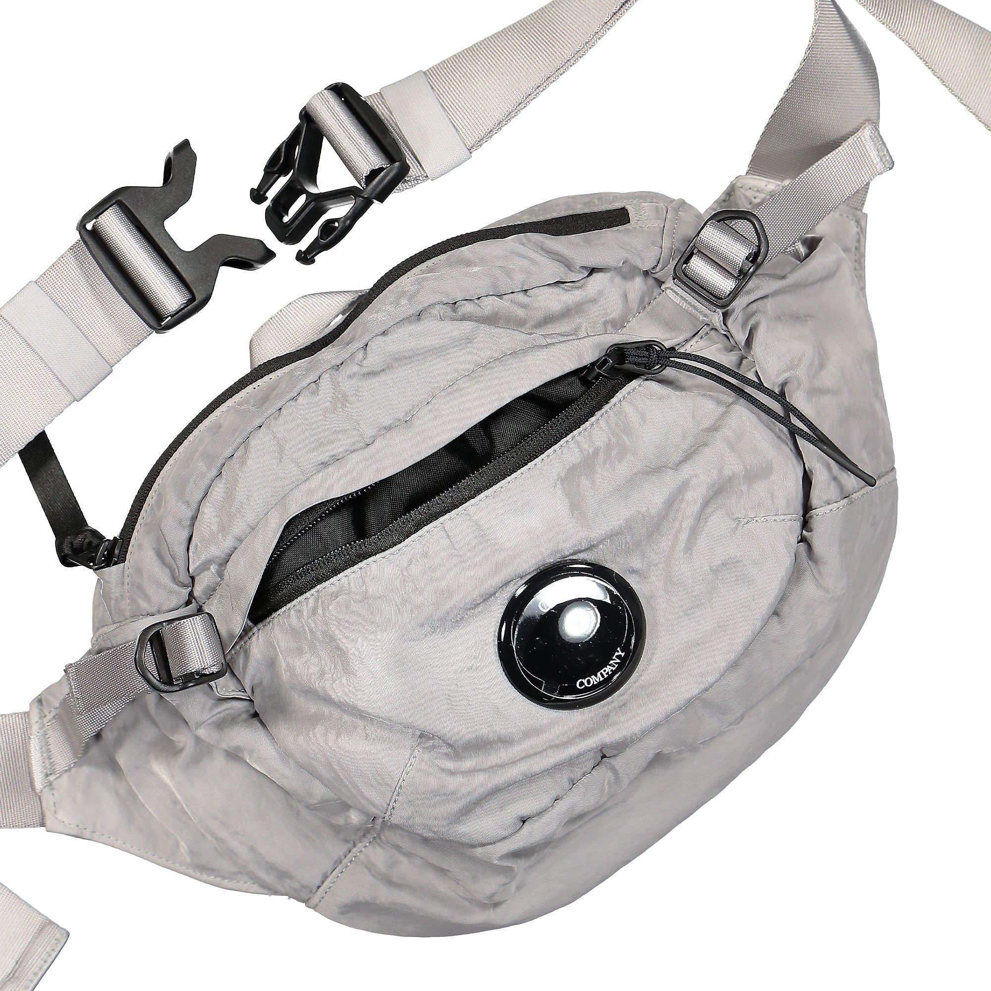 C.P. Company Nylon B Crossbody Pack Griffin Grey Shoulder & Cross Body Bags  Material | Overkill