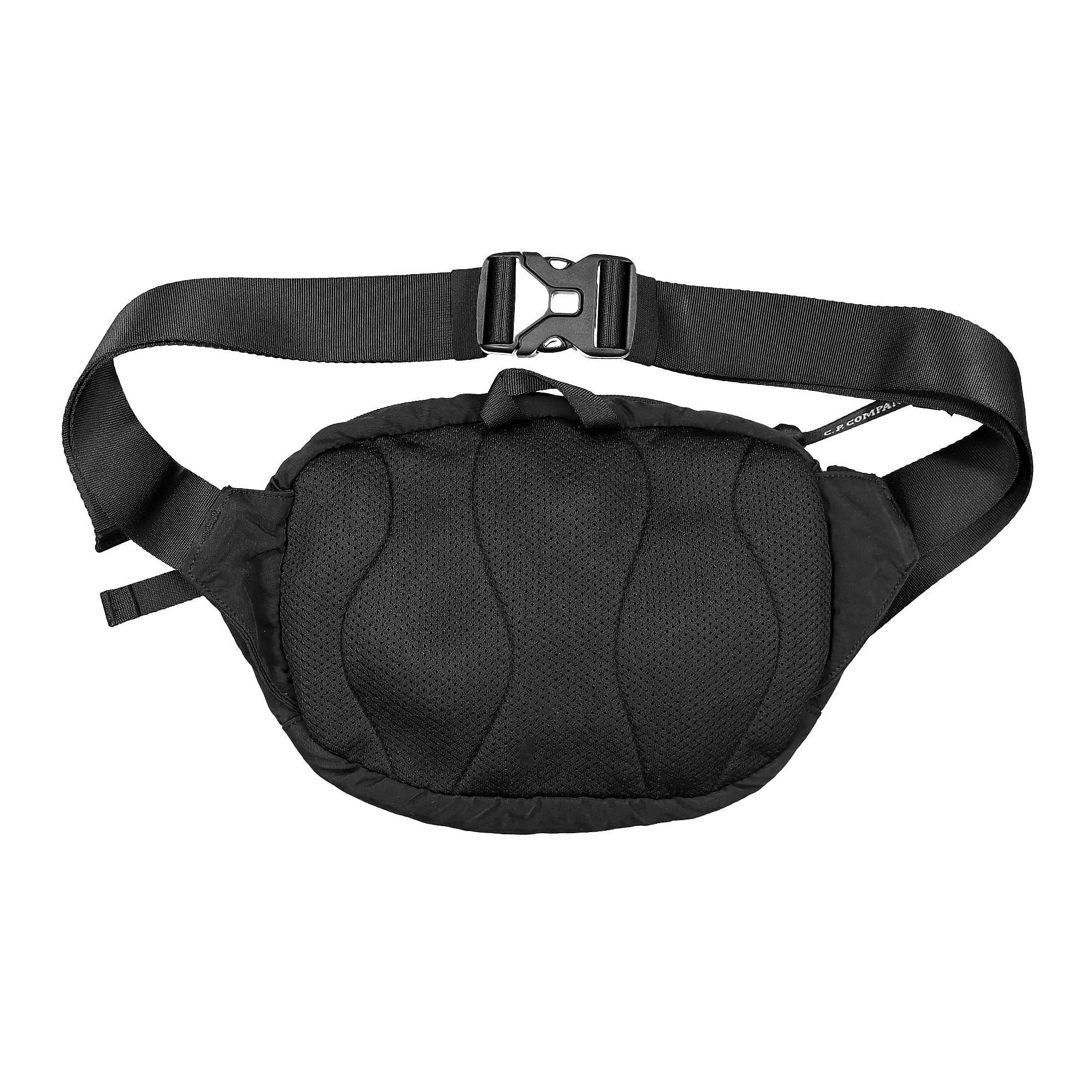 C.P. Company Nylon B Crossbody Pack Black Shoulder & Cross Body Bags Close-up | Overkill