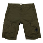 C.P. Company Stretch Sateen Cargo Shorts Ivy Green Shorts 12CMBE062A-005694G 683 | Overkill