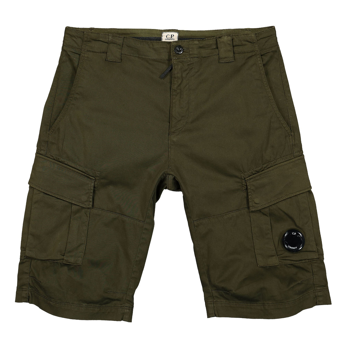 C.P. Company Stretch Sateen Cargo Shorts Ivy Green Shorts 12CMBE062A-005694G 683 | Overkill
