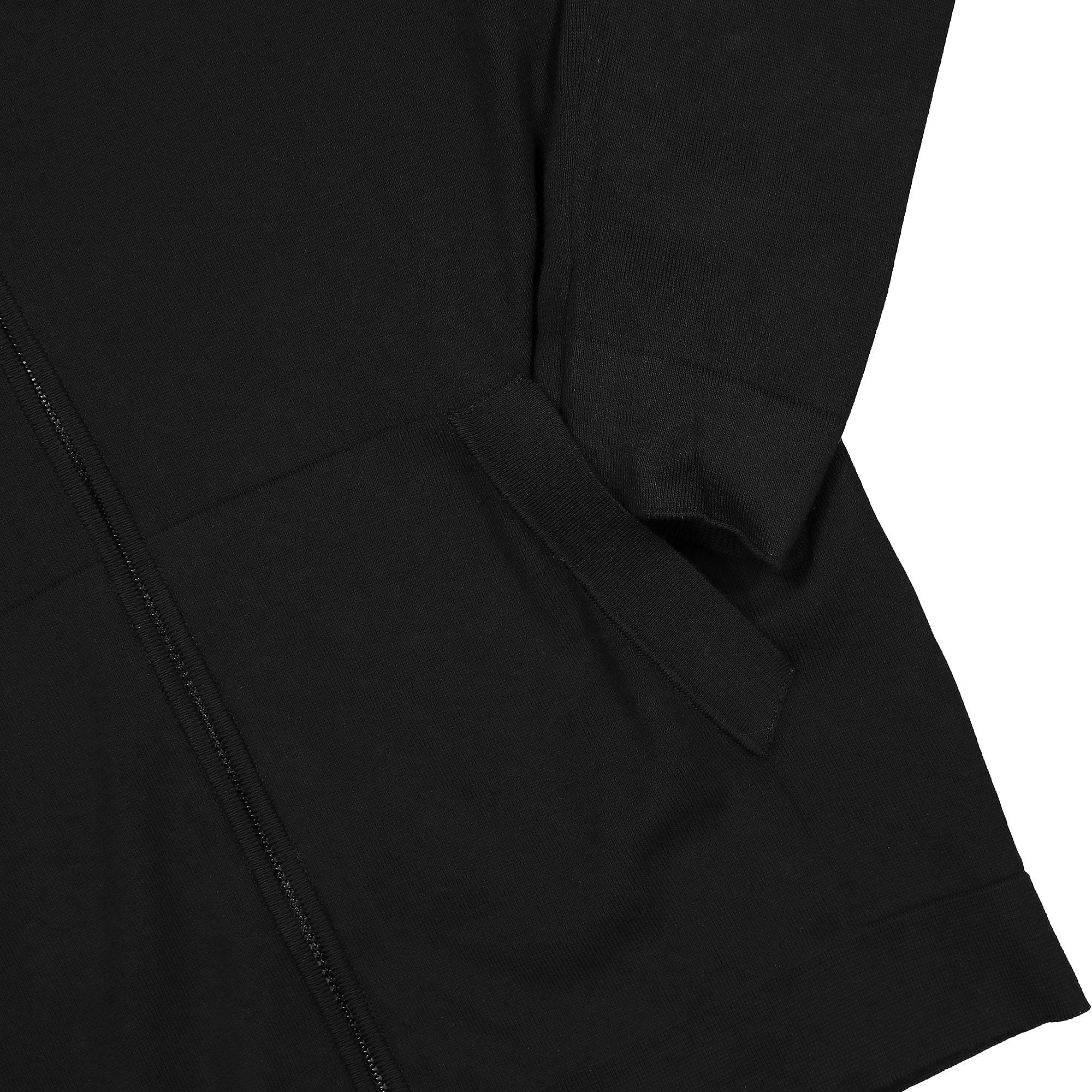 C.P. Company Sea Island Zipped Knit Black Sweatshirts Detailfoto | Overkill