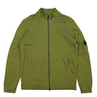 C.P. Company Sea Island Zipped Knit Green Moss Cardigans 12CMKN144A-004037A 698 | Overkill