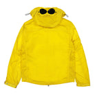 C.P. Company Chrome-R Detachable Goggle Hood Overshirt Nugget Gold Windbreaker Material | Overkill