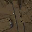 C.P. Company Chrome-R Detachable Goggle Hood Overshirt Ivy Green Windbreaker Detailfoto | Overkill