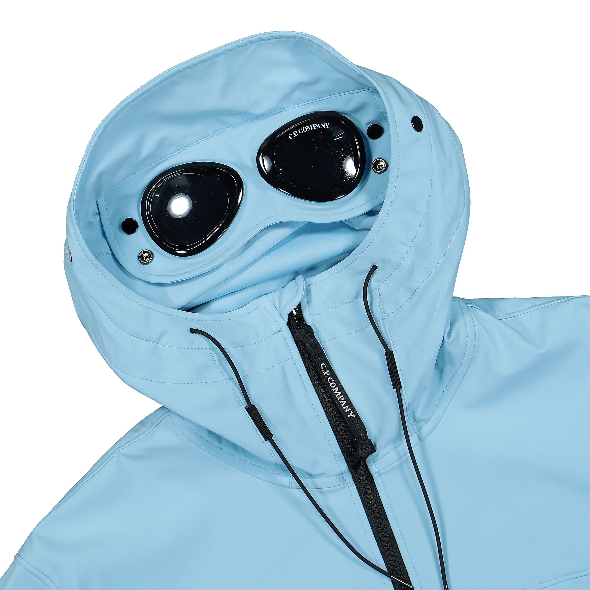 C.P. Company Shell-R Goggle Jacket Sky Blue Jackets Detail view 1 | Overkill
