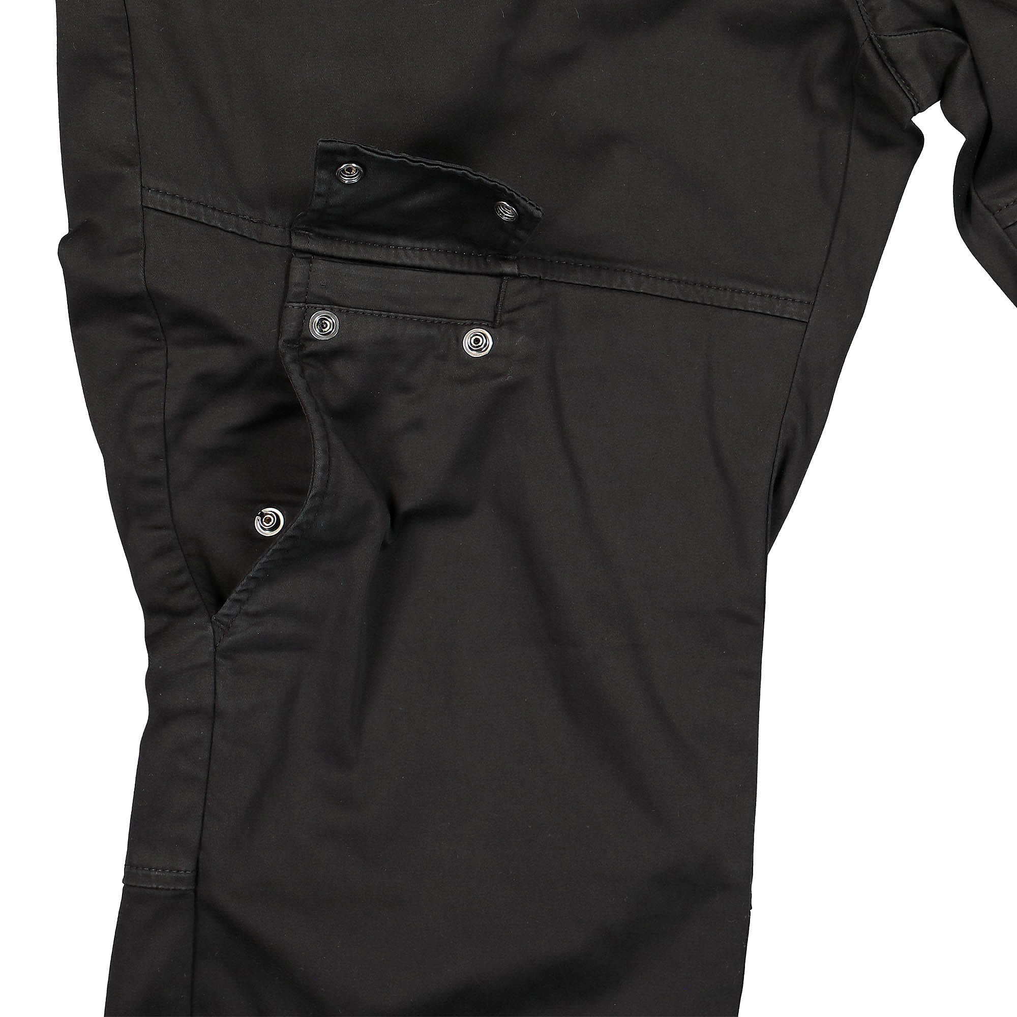 C.P. Company Stretch Sateen Utility Pants Black Casual Pants Detail view 2 | Overkill