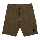 C.P. Company Light Fleece Cargo Shorts Ivy Green Shorts 12CMSB021A-002246G 683 | Overkill