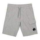 C.P. Company Light Fleece Cargo Shorts Grey Melange Shorts 12CMSB021A-002246G M93 | Overkill