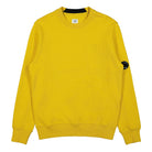 C.P. Company Diagonal Raised Fleece Crew Neck Sweatshirt Nugget Gold Sweatshirts 12CMSS022A-005086W 239 | Overkill