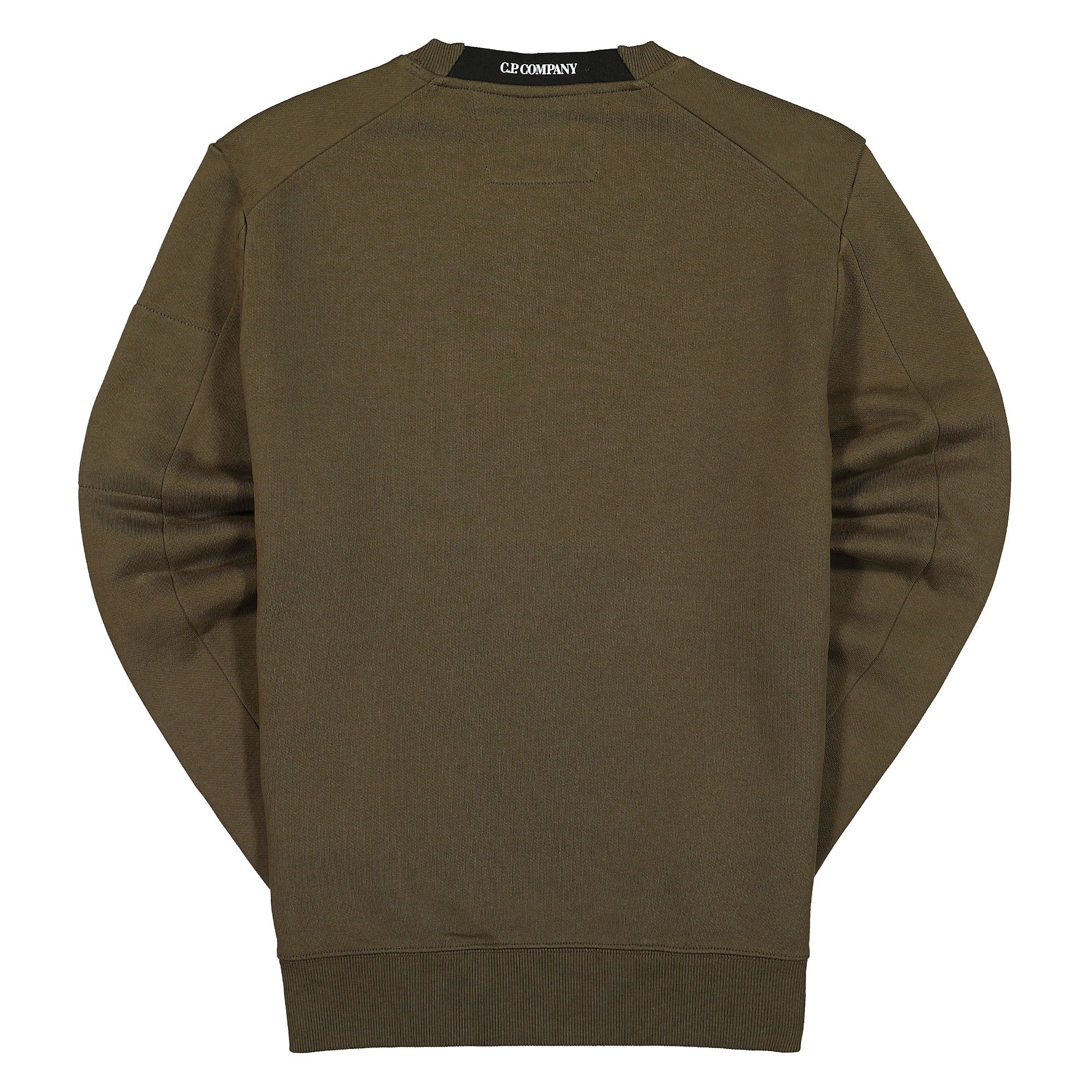 C.P. Company Diagonal Raised Fleece Crew Neck Sweatshirt Ivy Green Sweatshirts Material | Overkill